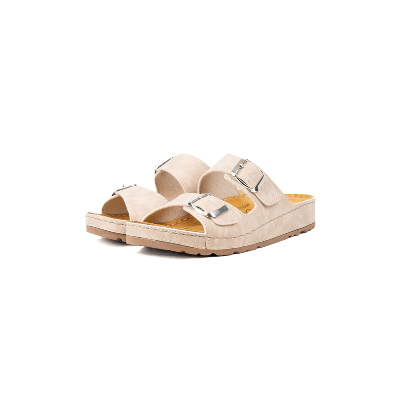 H-width sandals for wide feet - Hibiscus model