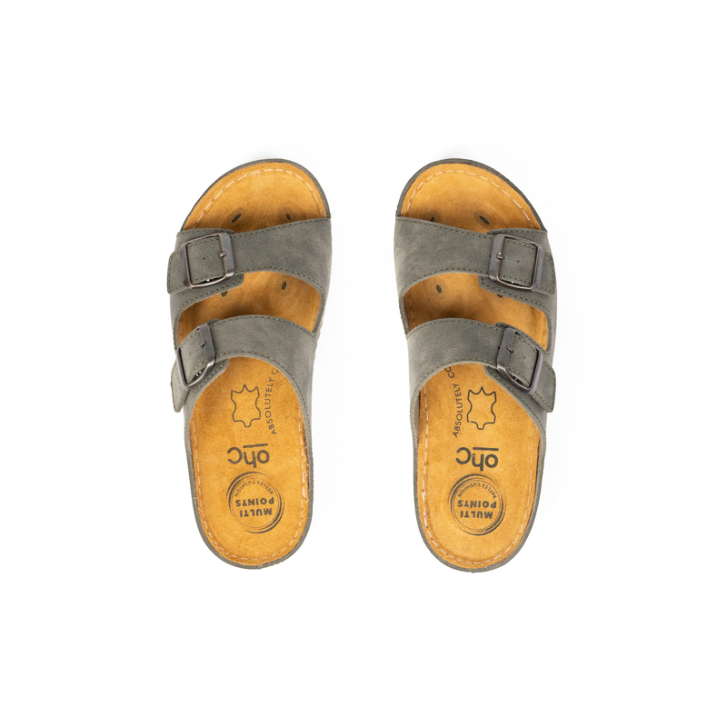 H-width sandals for wide feet - Hibiscus model