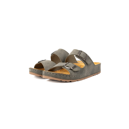 H-width sandals for wide feet - Hibiscus model