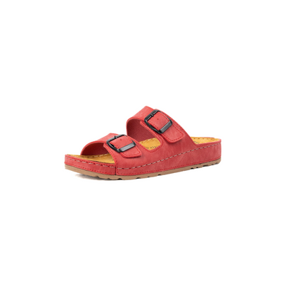 H-width sandals for wide feet - Hibiscus model