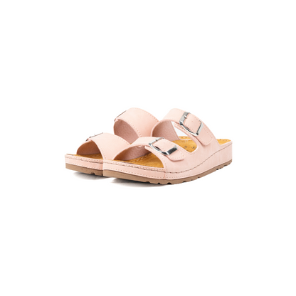 H-width sandals for wide feet - Hibiscus model