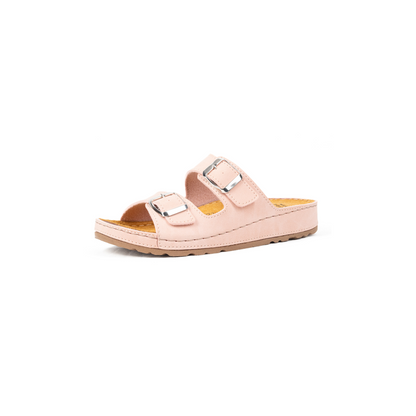 H-width sandals for wide feet - Hibiscus model