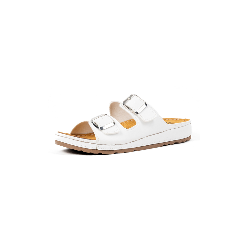 H-width sandals for wide feet - Hibiscus model