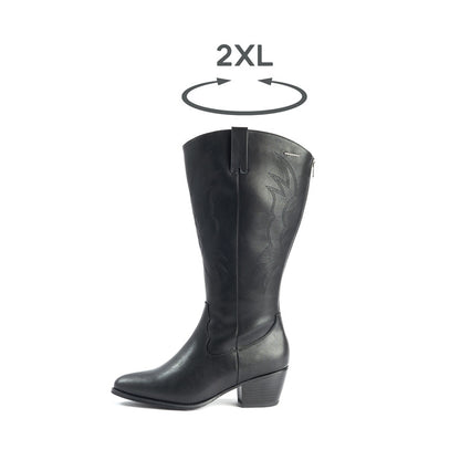 Bottes 2XL pour mollets larges - Modele Irina