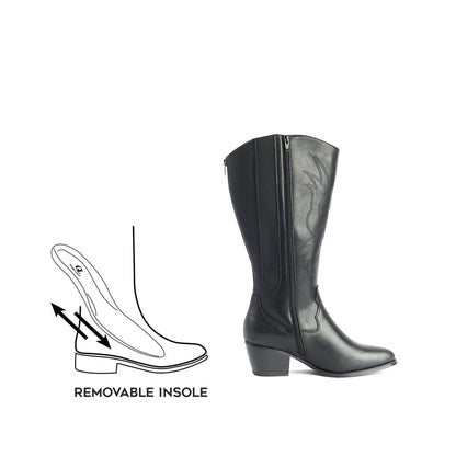 Bottes 2XL pour mollets larges - Modele Irina