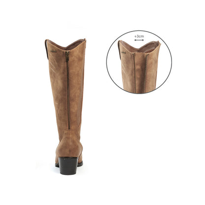 Bottes 2XL pour mollets larges - Modele Irina