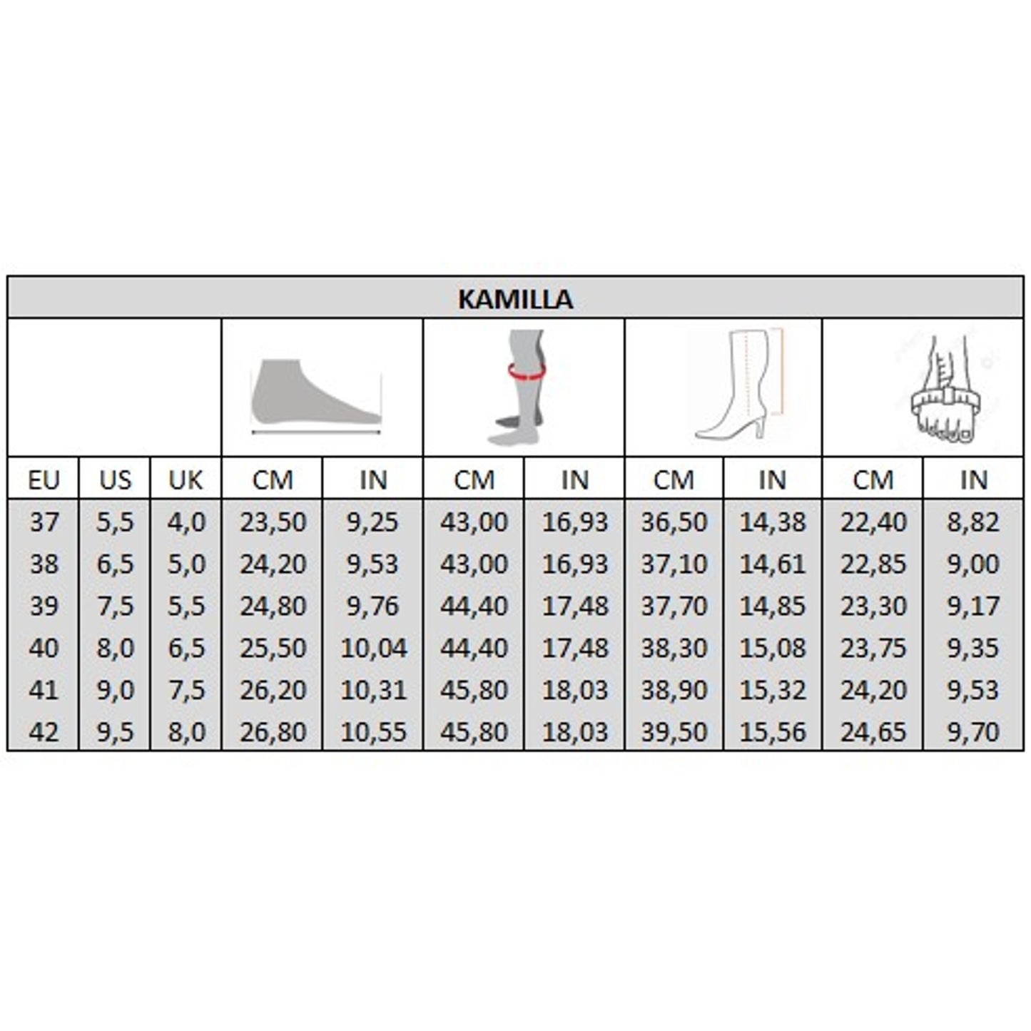 Bottes XL pour mollets larges - Modele Kamilla