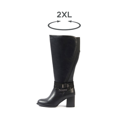Bottes 2XL pour mollets larges - Modele Lemon