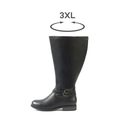 Bottes 3XL pour mollets larges - Modele Lise