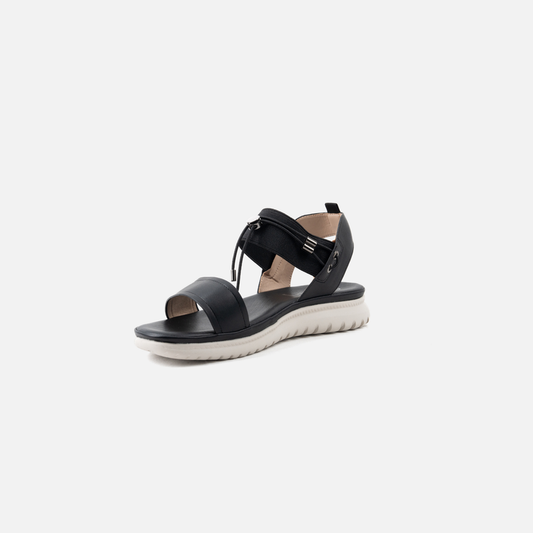 Sandales à talons pieds larges ajustables H - Modele Lou