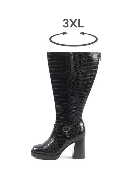 Bottes 3XL pour mollets larges - Modele Manon