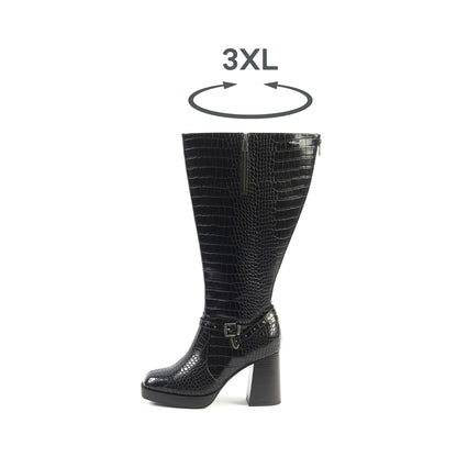 Bottes 3XL pour mollets larges - Modele Manon
