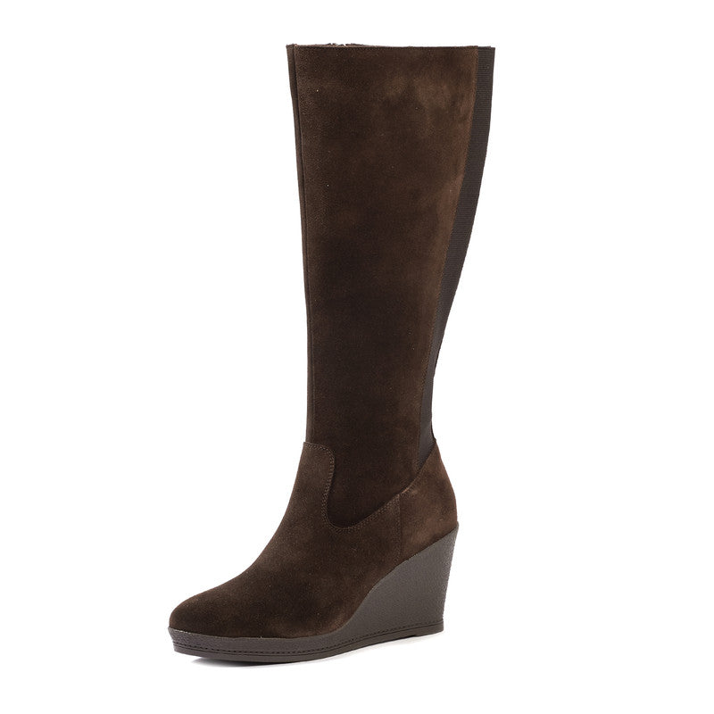 XL wide calf boots - Marine model