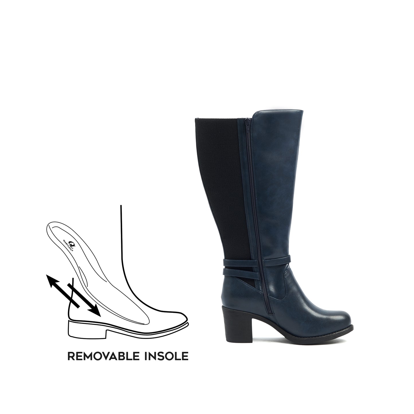 Bottes 2XL pour mollets larges - Modele Marta