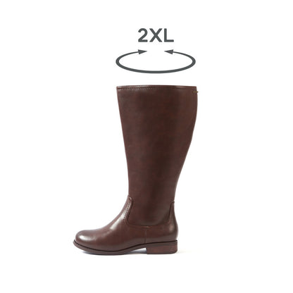 Bottes 2XL pour mollets larges - Modele Melania