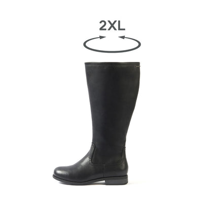 Bottes 2XL pour mollets larges - Modele Melania