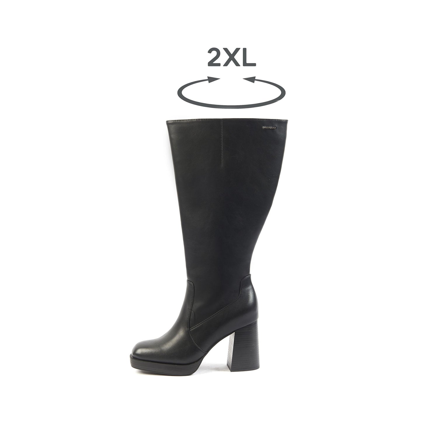 2XL laarzen met brede kuit - model Melissa