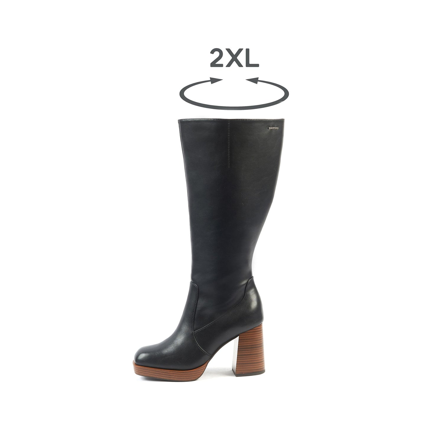 2XL laarzen met brede kuit - model Melissa