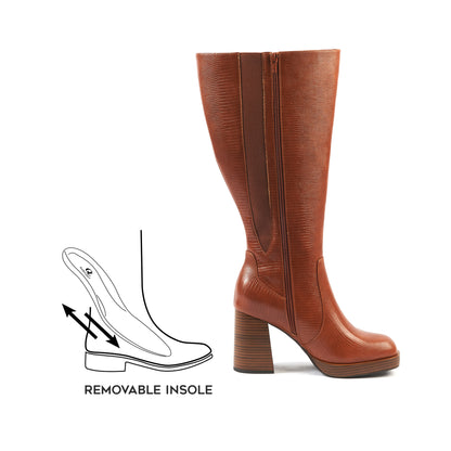 Bottes 2XL pour mollets larges - Modele Melissa