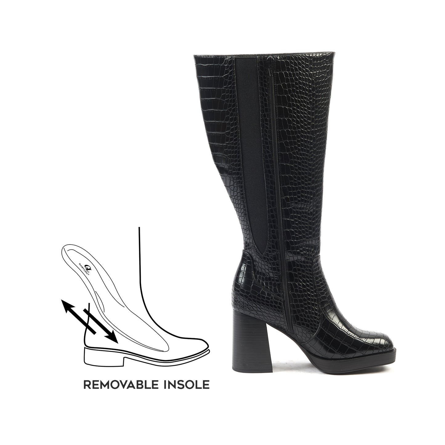 Bottes 2XL pour mollets larges - Modele Melissa