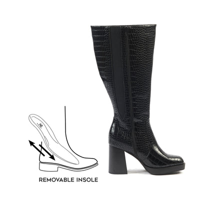 Bottes 2XL pour mollets larges - Modele Melissa