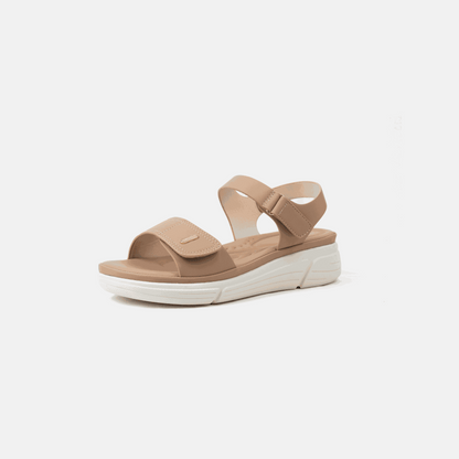 Sandales pieds larges ajustables H - Modele Mia