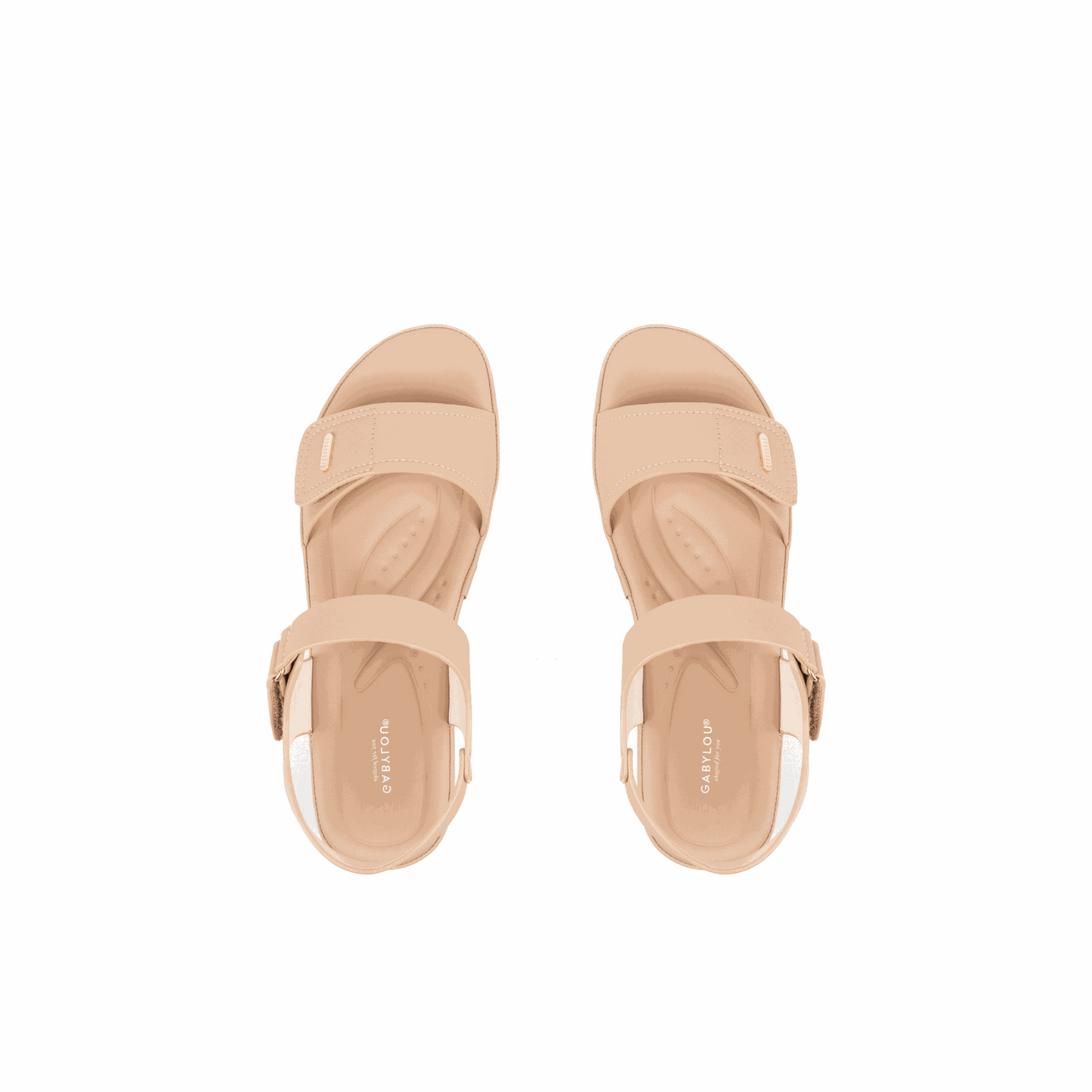Sandales pieds larges ajustables H - Modele Mia