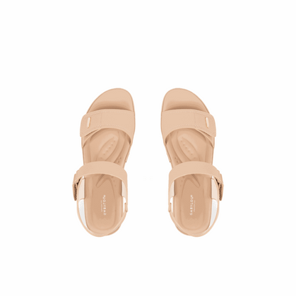 Sandales pieds larges ajustables H - Modele Mia