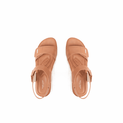 Sandales pieds larges ajustables H - Modele Mia