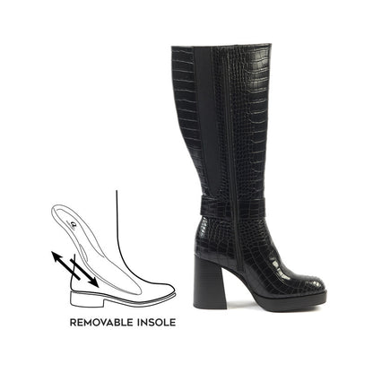 Bottes XL pour mollets larges - Modele Nina