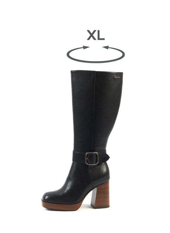 Bottes XL pour mollets larges - Modele Nina