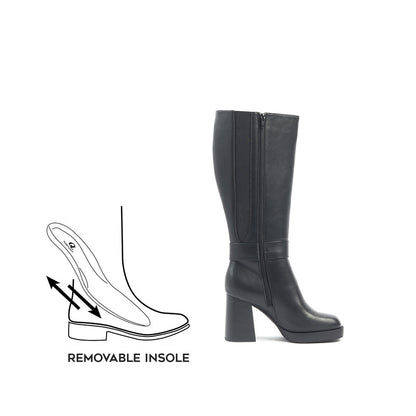 Bottes XL pour mollets larges - Modele Nina