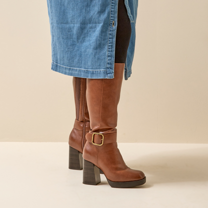 Bottes XL pour mollets larges - Modele Nina