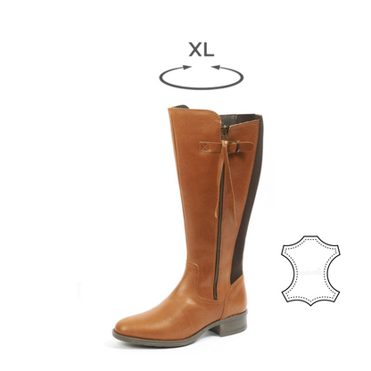 XL wide calf boots - Noella model,