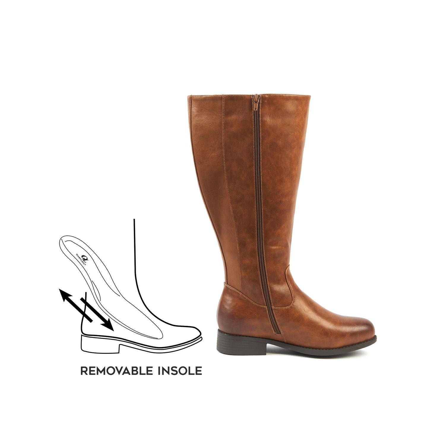 Bottes 2XL pour mollets larges - Modele Orange
