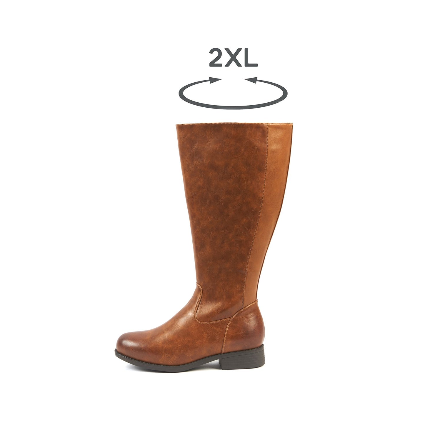 Bottes 2XL pour mollets larges - Modele Orange