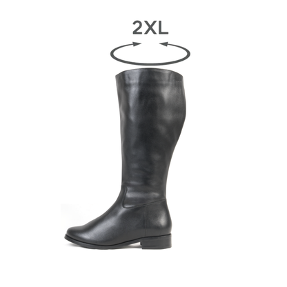 Bottes 2XL pour mollets larges - Modele Paris