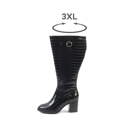 Bottes 3XL pour mollets larges - Modele Romy