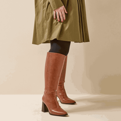 Bottes 2XL pour mollets larges - Modele Sarah