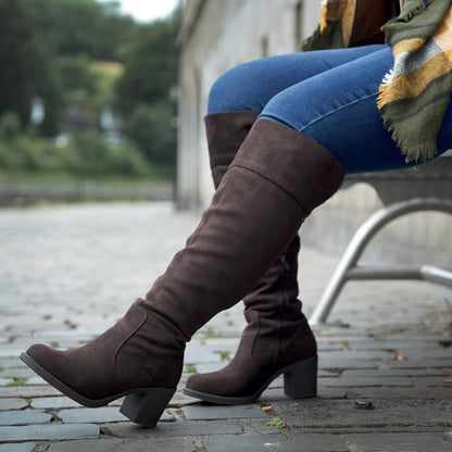 Gabylou - XL wide calf boots - Nathalie model