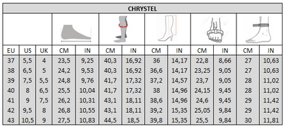 XL laarzen voor brede kuiten - Model Chrystel