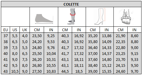 XL laarzen voor brede kuiten - Model Colette