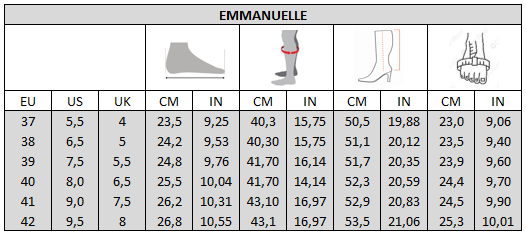XL laarzen voor brede kuiten - Model Emmanuelle