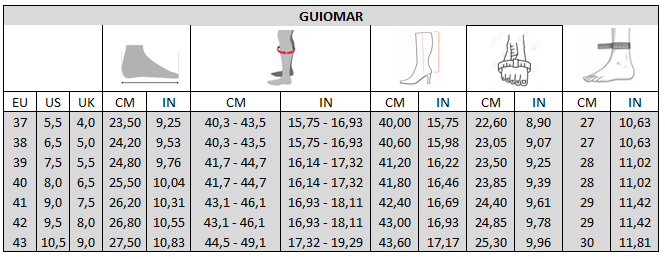 VARIO XL/2XL laarzen voor brede kuiten - Model Guiomar