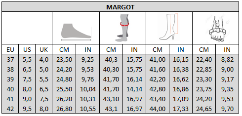 XL laarzen voor brede kuiten - Model Margot