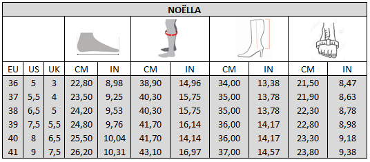 Bottes XL pour mollets larges - Modele Noella