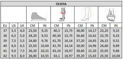 XL laarzen voor brede kuiten - Model Olivia