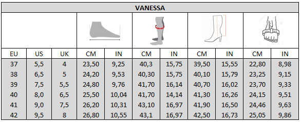 XL laarzen voor brede kuiten - Model Vanessa