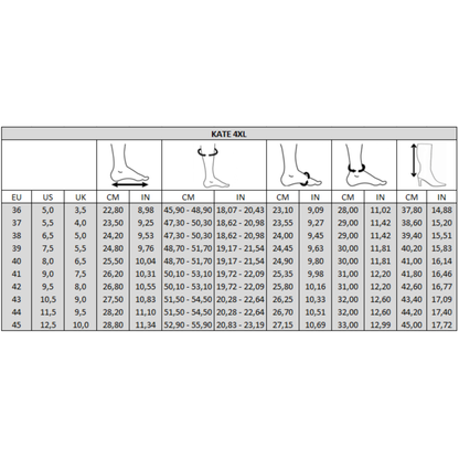 Bottes 4XL pour mollets larges - Modele Kate