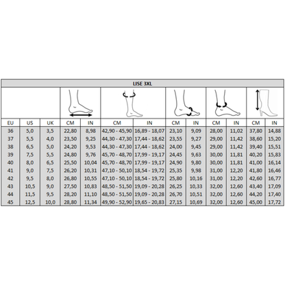 Bottes 3XL pour mollets larges - Modele Lise